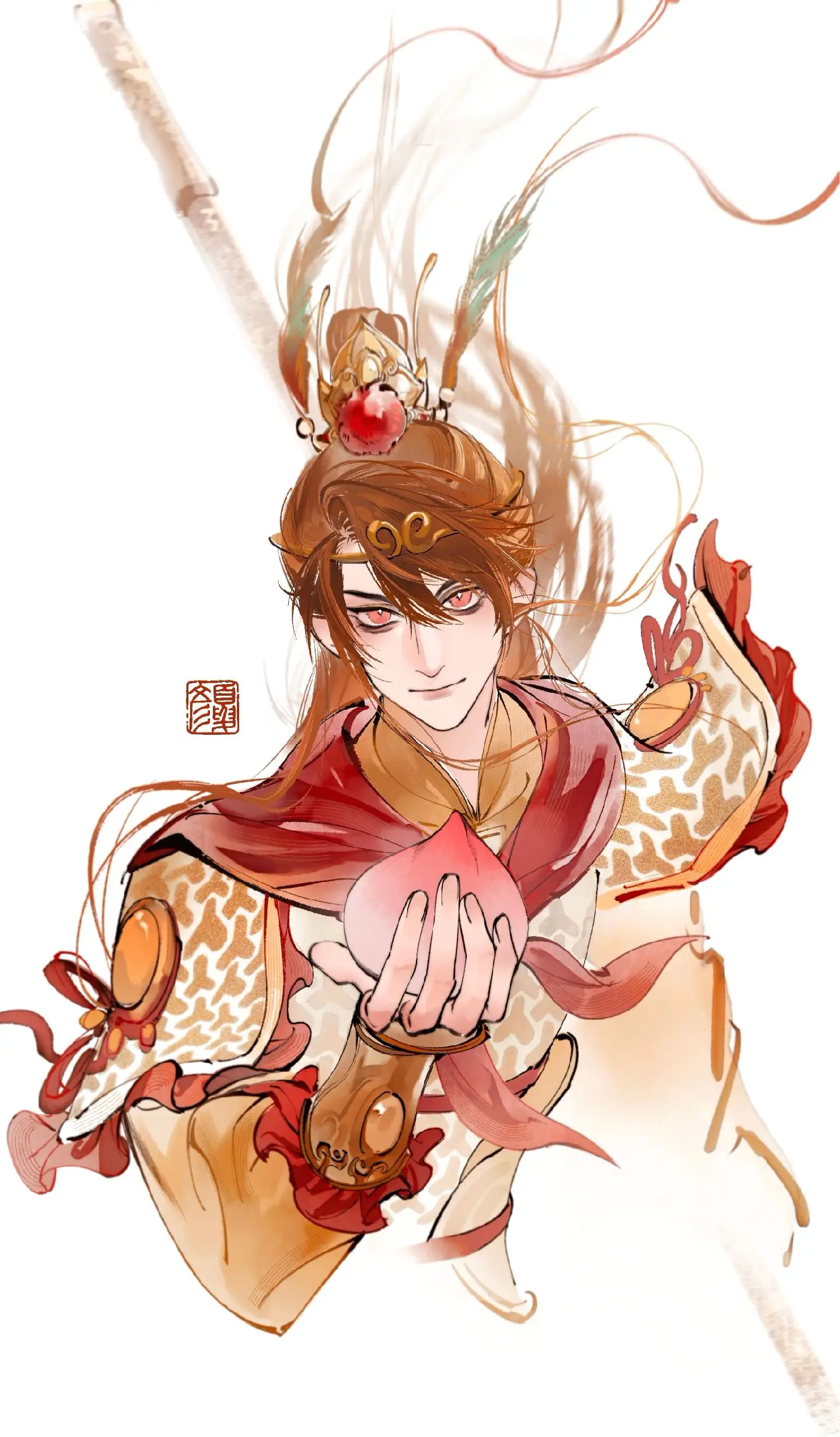 “与天高与地齐”吃桃吗？
