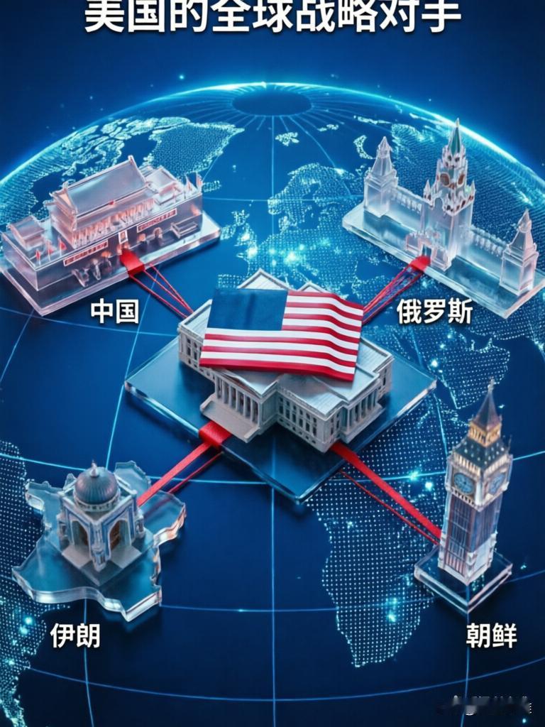 被美国视为眼中钉的主要国家有哪些：

按2026美国官方战略+情报报告，美国眼中