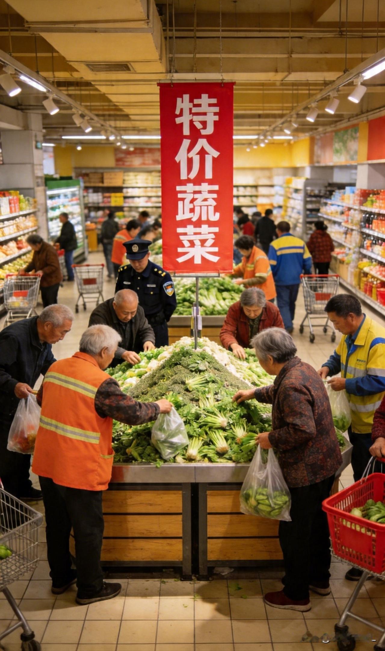 出去买趟菜，买出了伤感……

以前也没有出去买过菜，都是老太婆买菜，我下班她就已
