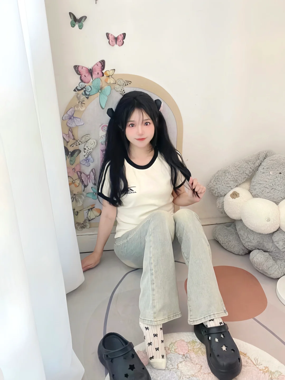 巧了你也穿了小白袜入镜ʚ(◜𖥦◝ )ɞ