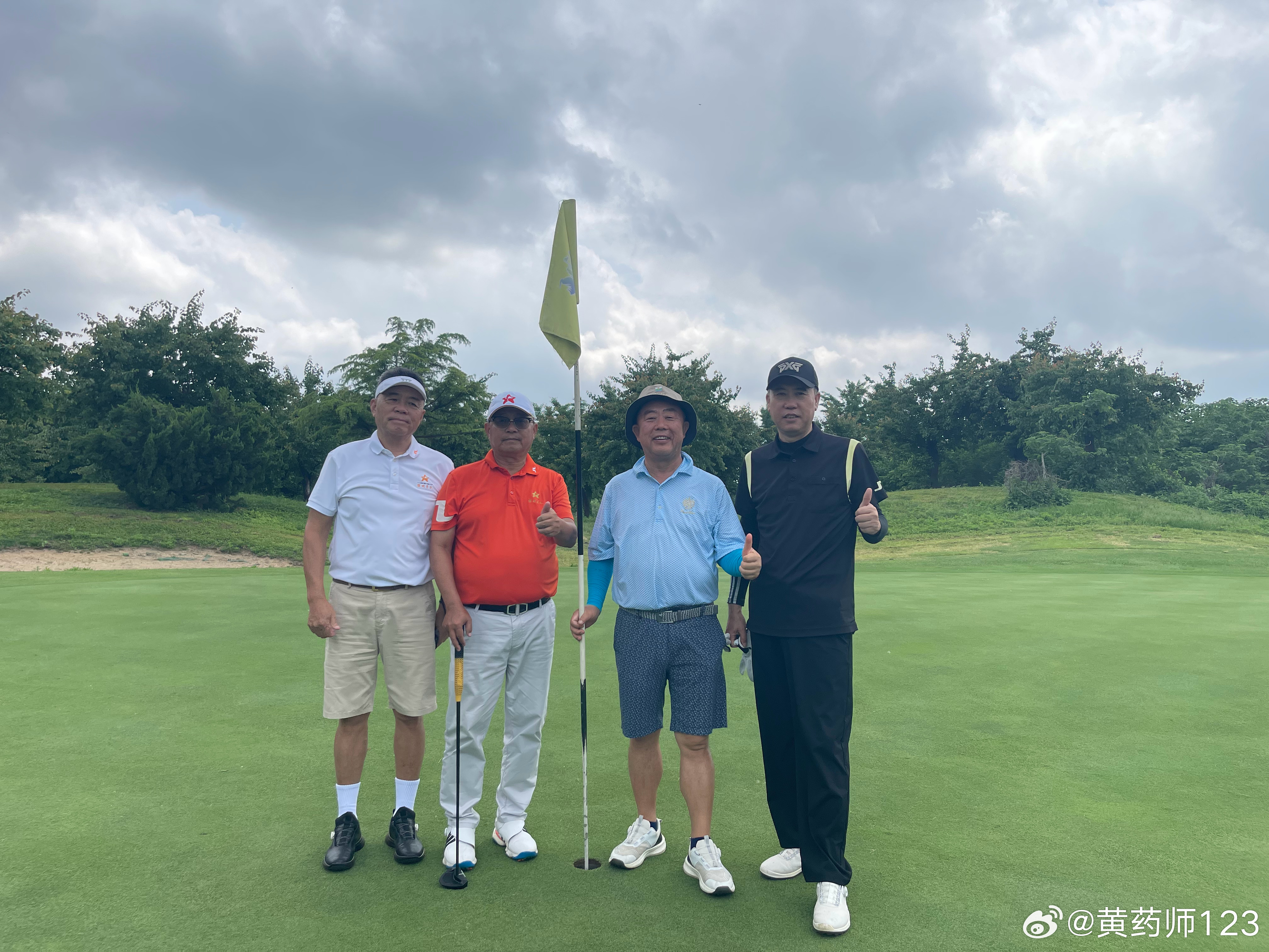 石家庄滹沱河高尔夫球场是博友赛的第一场赛事，九年前来打过这里，感觉要打个好成绩不