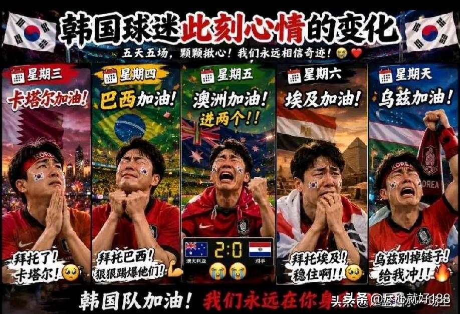 24年来首次，韩国男足世界杯正式出局以后，会陆续直接回国，届时韩国足协不设接机，