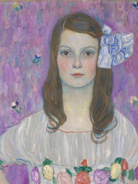 克里姆特｜这一片片迷人的紫色💜