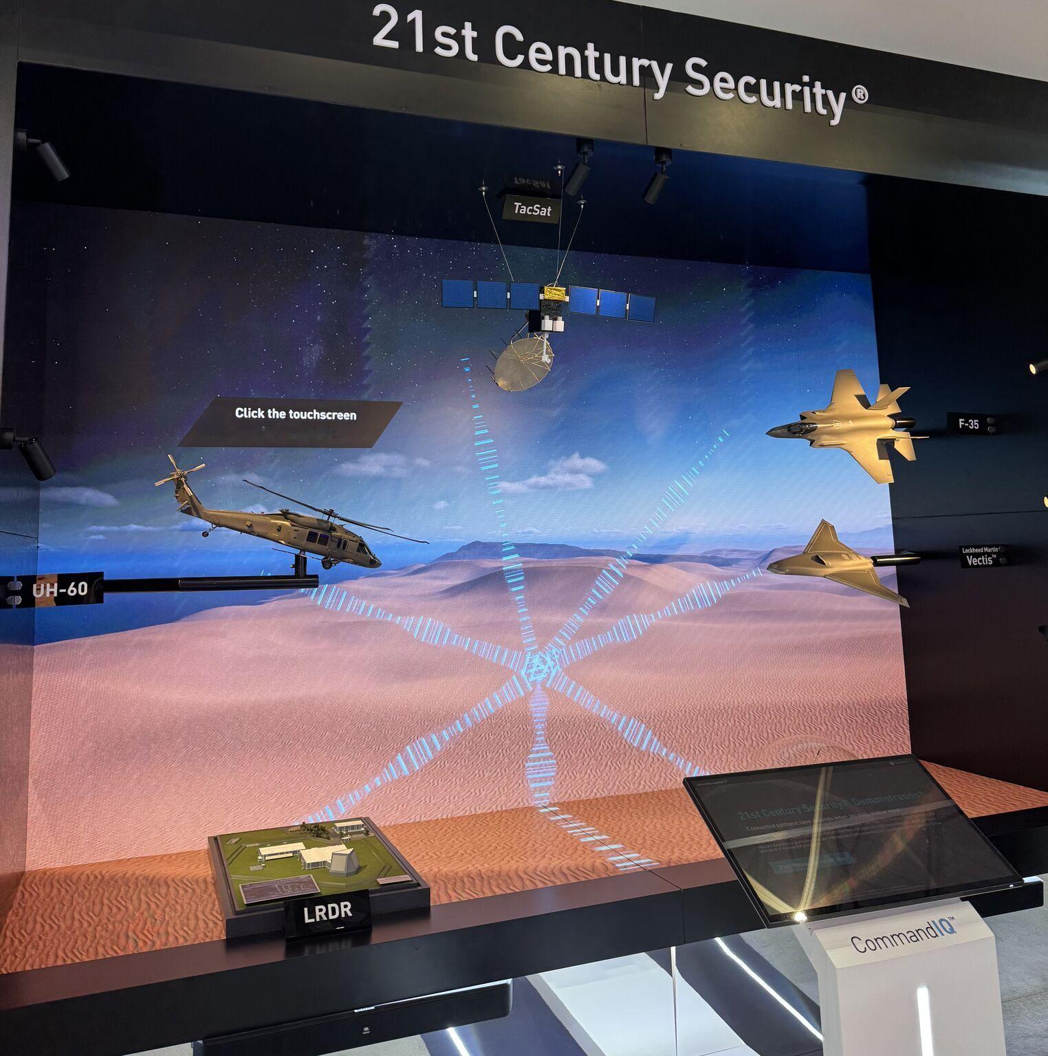 阿联酋迪拜航展洛马公司展台