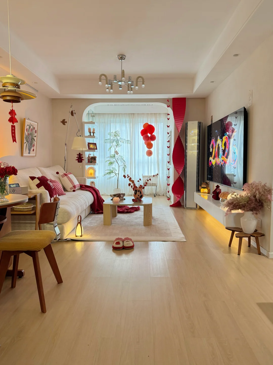 我妈说：这68㎡小房子被你折腾的还挺有年味🧨