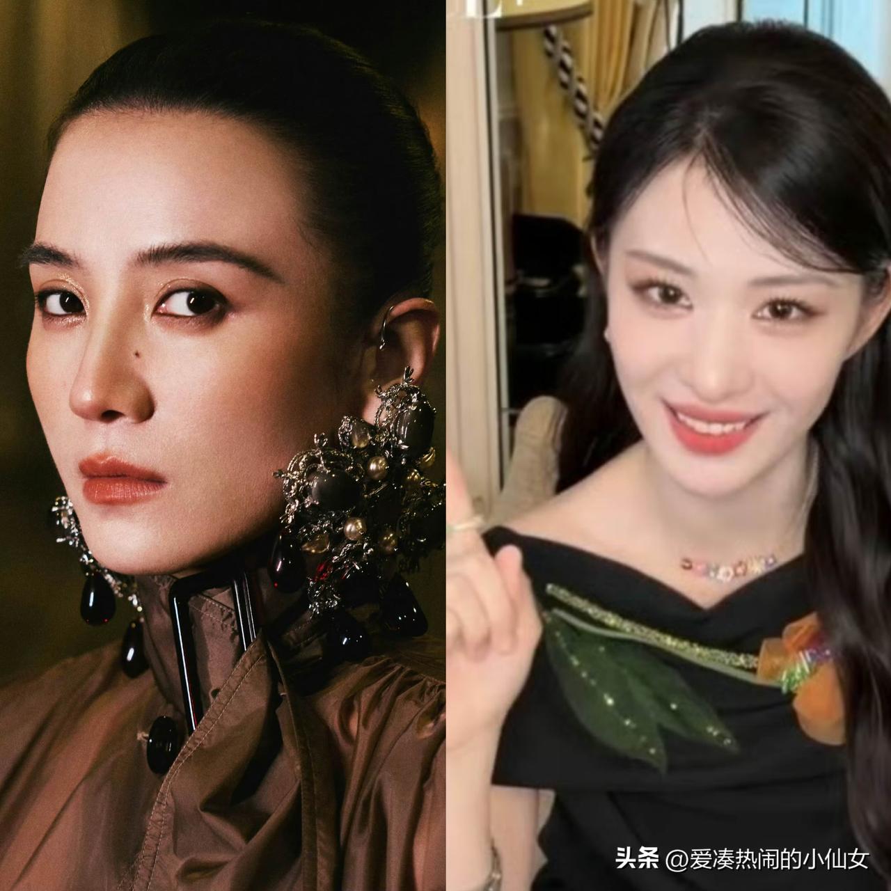 这一夜，46岁的宋佳秒了27岁的王楚然，骨相绝佳甩了皮相美几条街！
巴黎时装周拉