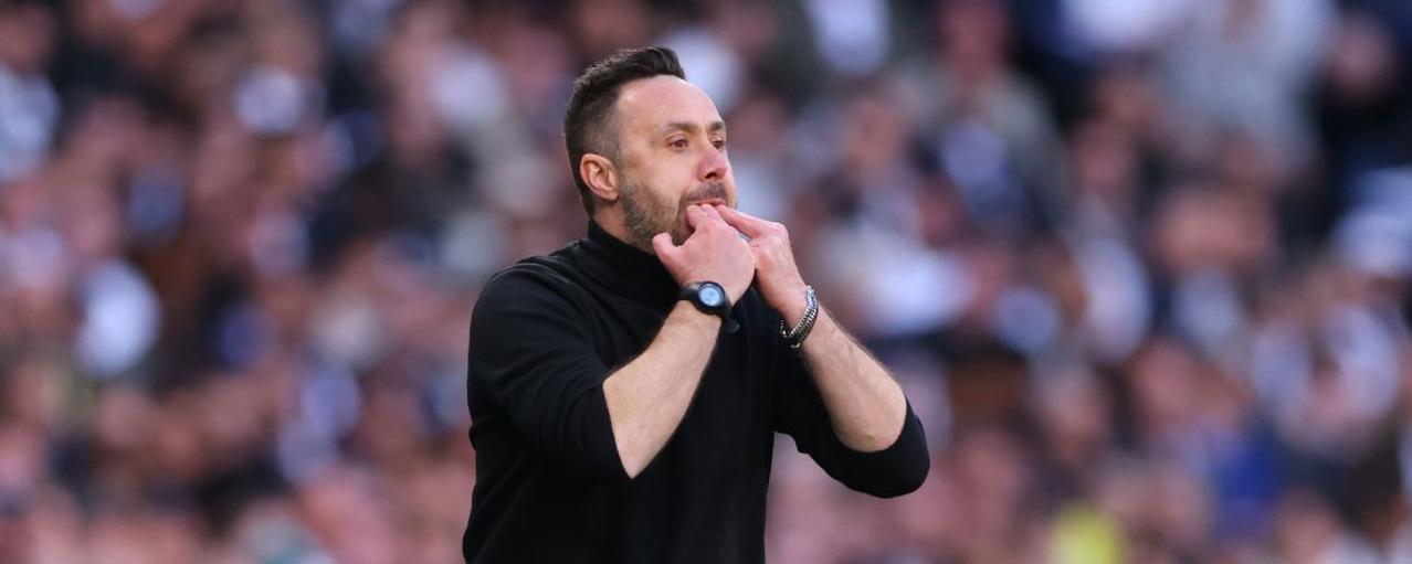 罗伯托·德泽尔比在周六向热刺球员传递了明确的警告：布莱顿在伤停补时第95分钟由乔