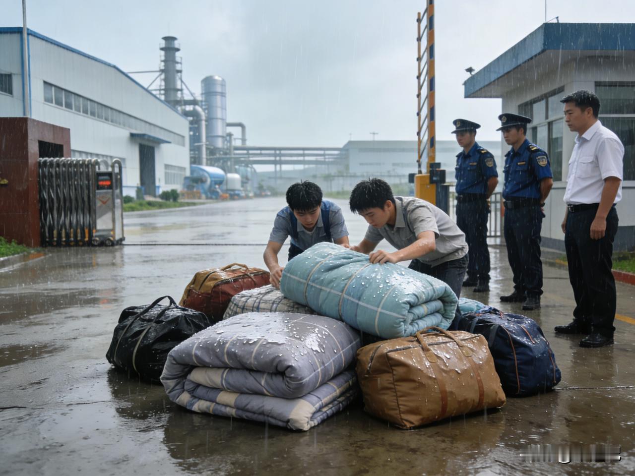 [微风][彩虹]实习生被褥被扔雨中淋透？公司回应引众怒！50岁职场过来人：没人性
