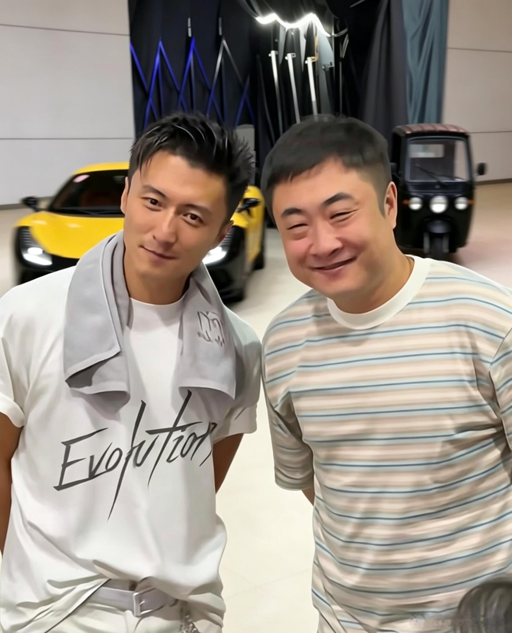 乔杉和谢霆锋的合照，猜猜他俩哪个是厨子