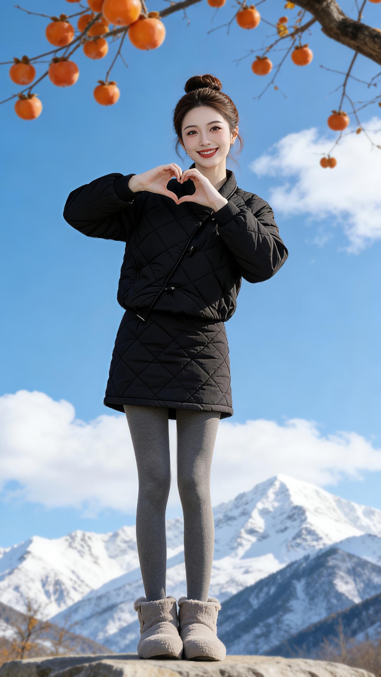 冬季穿搭小个子女生的冬季逆袭穿搭秋冬复古女装穿搭测评秋冬除了羽绒服还能穿点啥氛围