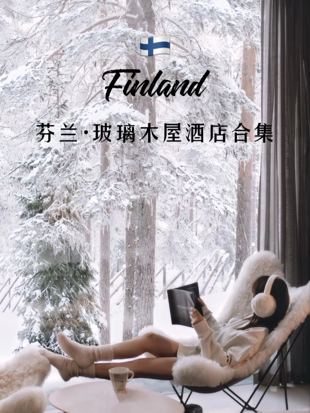 🇫🇮在芬兰童话世界般的玻璃木屋看极光
