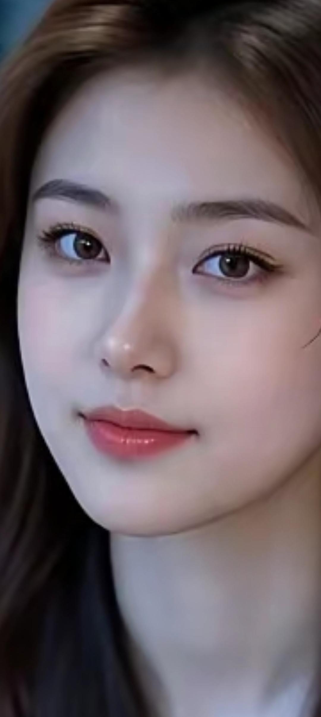 温柔甜美的少女，笑靥如花，让人心动不已。🌸💖