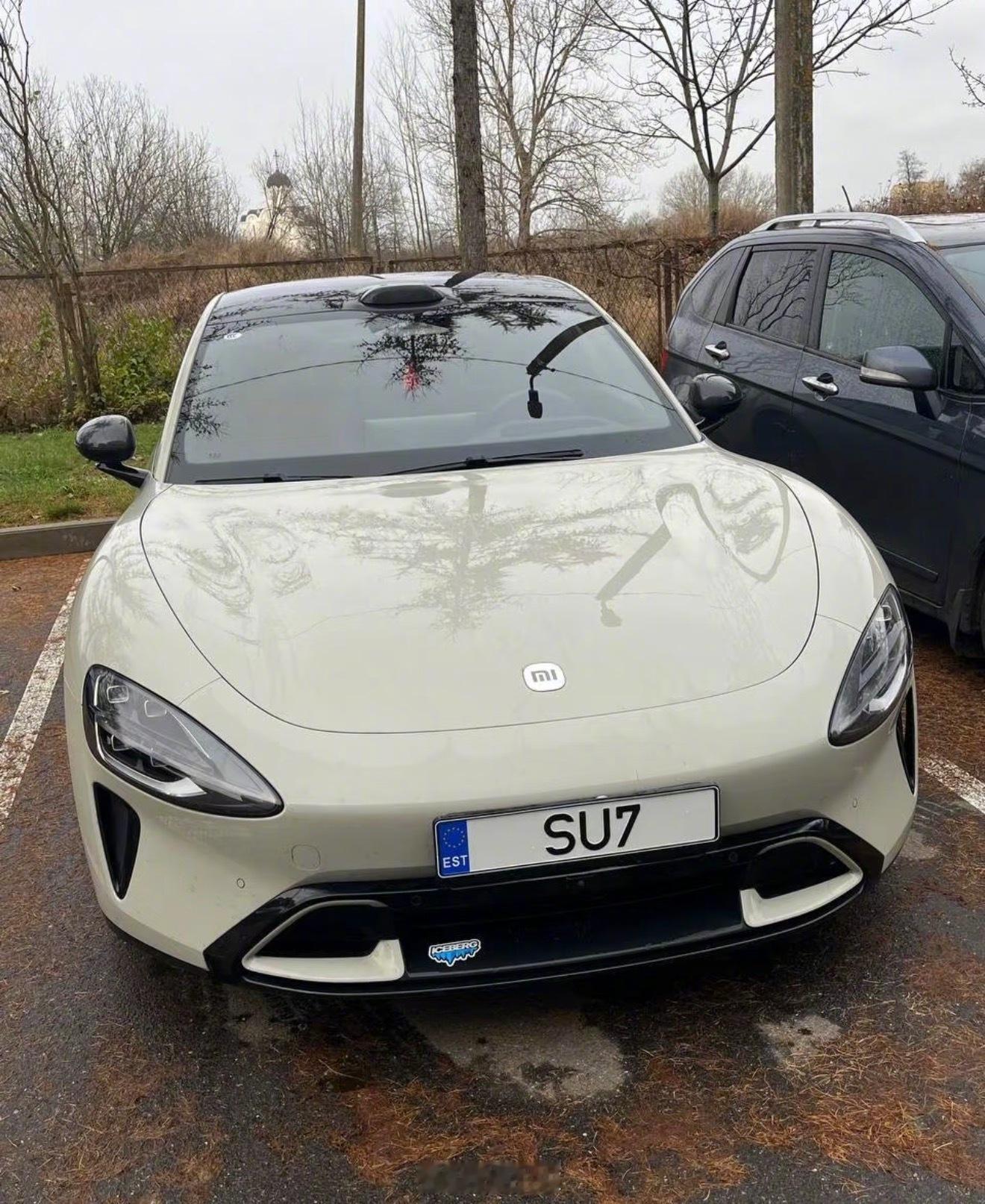 爱沙尼亚的SU7，这车牌神了