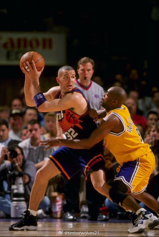 Jason Kidd and Nick Van Exel, 1998. 