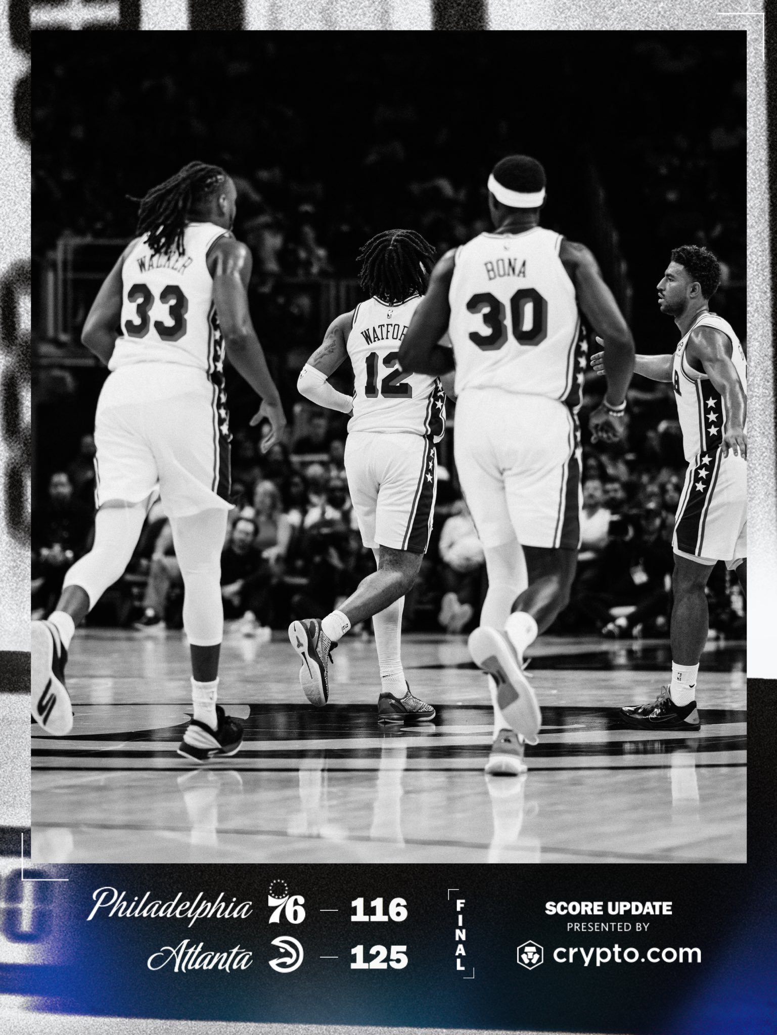 卡位战失利！全场比赛结束：76人队客场116-125不敌老鹰队！马克西31分5助