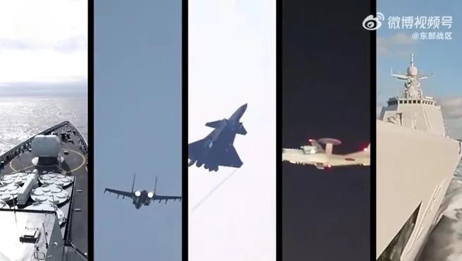 歼-20惊现屏东？台前海军舰长po
图喊：一张照片胜过千言万语

‘’正义使命-