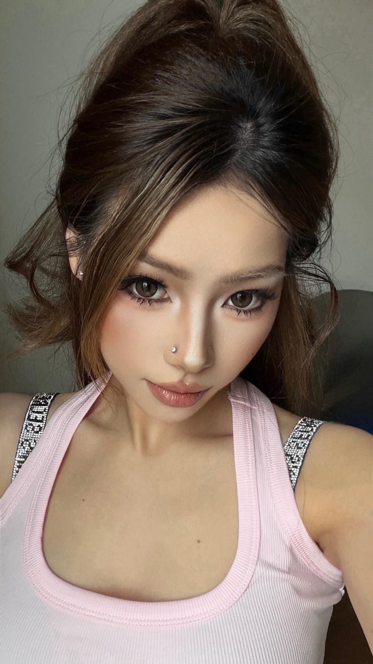 轻欧美 亚裔混血妆