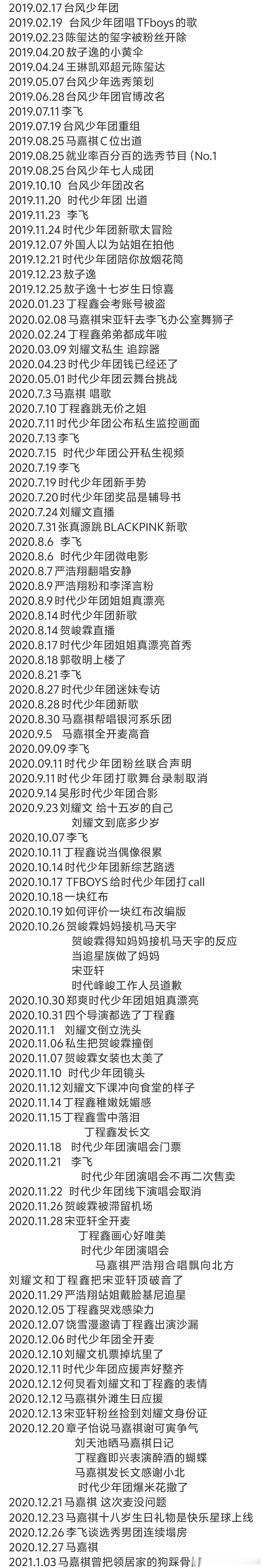 时代的眼泪 19-20年的热搜 