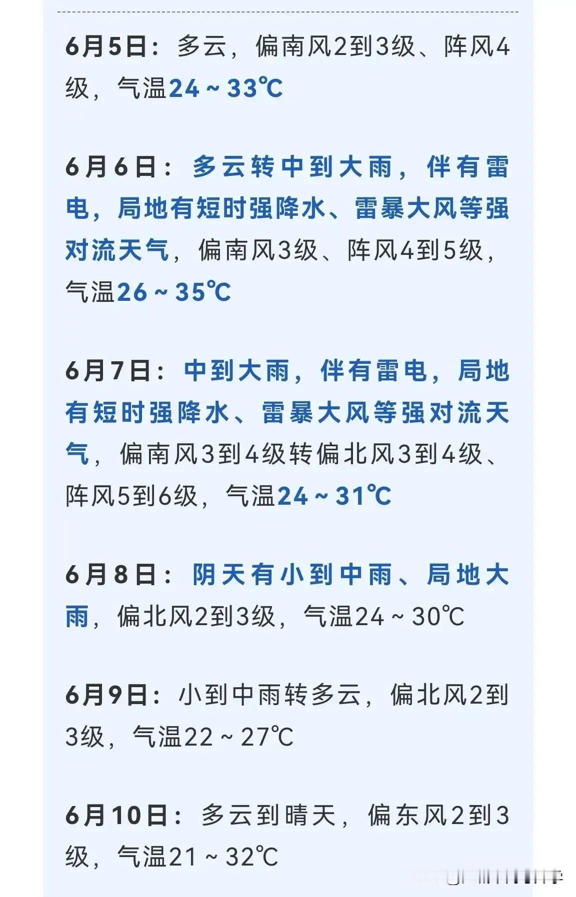 2025湖北高考三天都有雨，需要注意防范，
高考自从7月改到6月后，
确实没有7