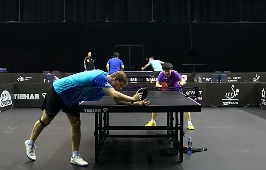 3-0，孙颖莎蒙彼利埃开门红，赛前与男选手训练视频很幽默。
10月27日，在中国