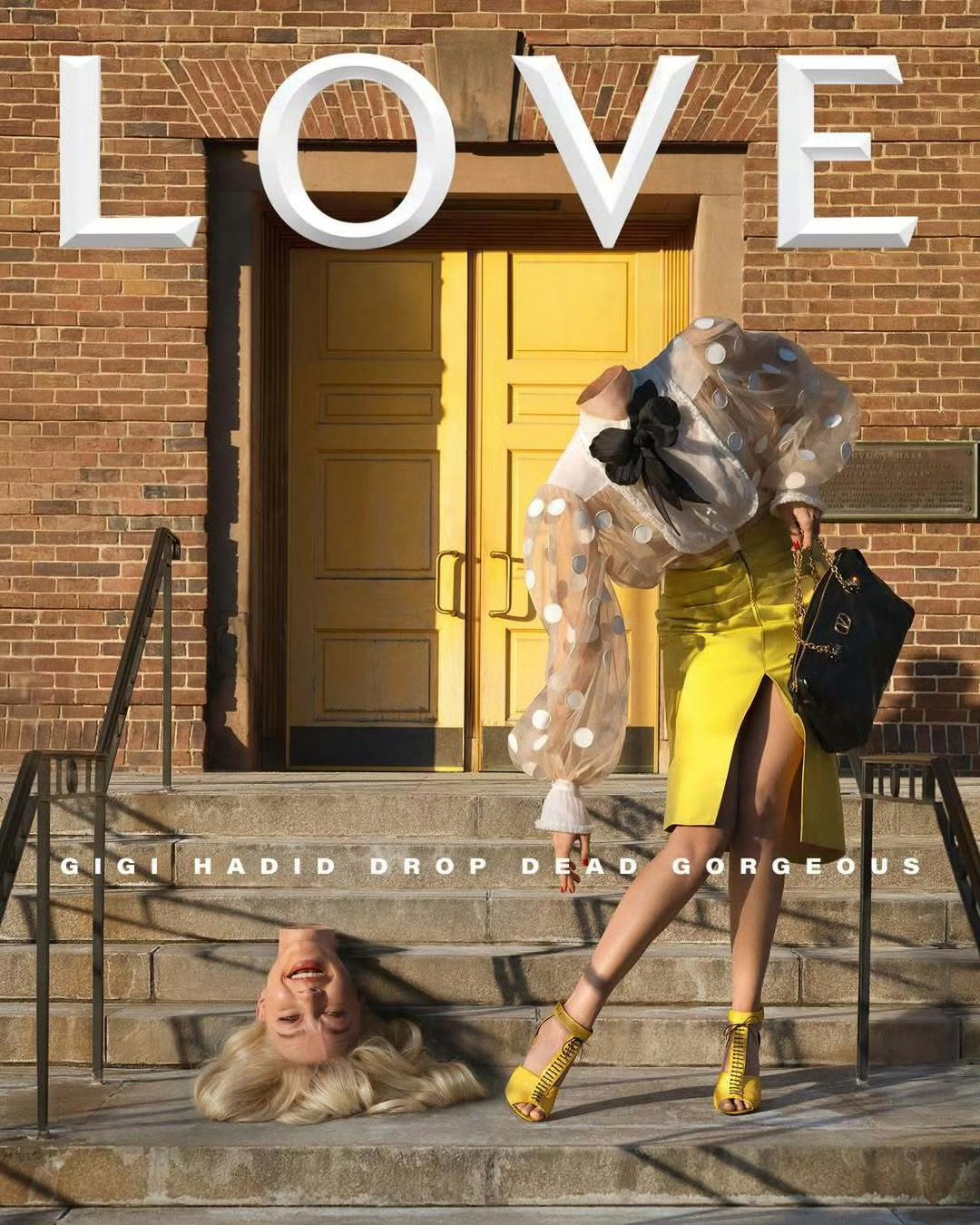 Gigi Hadid登上Love Magazine杂志dead serious主