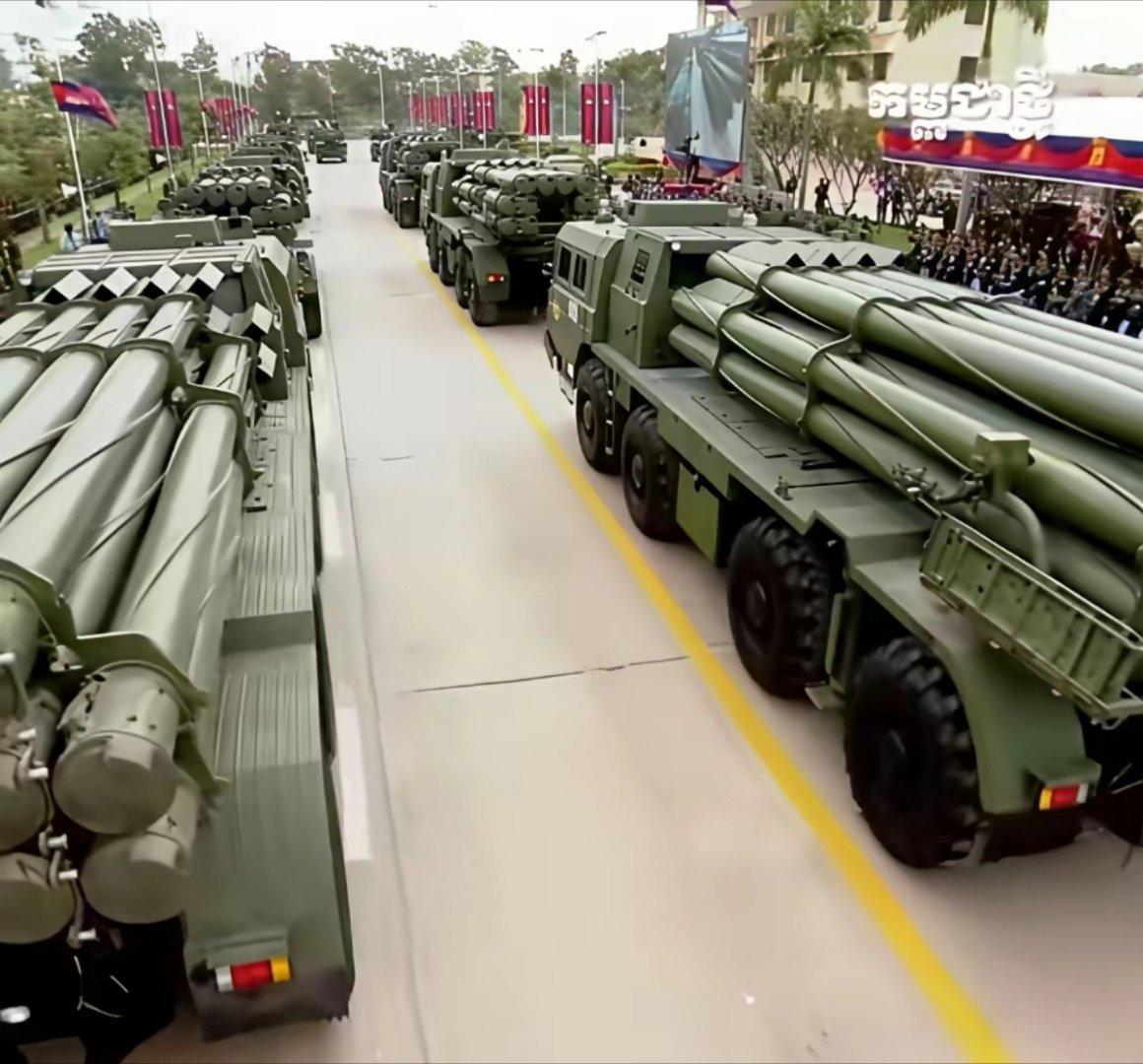 据泰国媒体报道，柬埔寨不准备使用购买中国的PHL-03式300毫米火箭炮投入战场