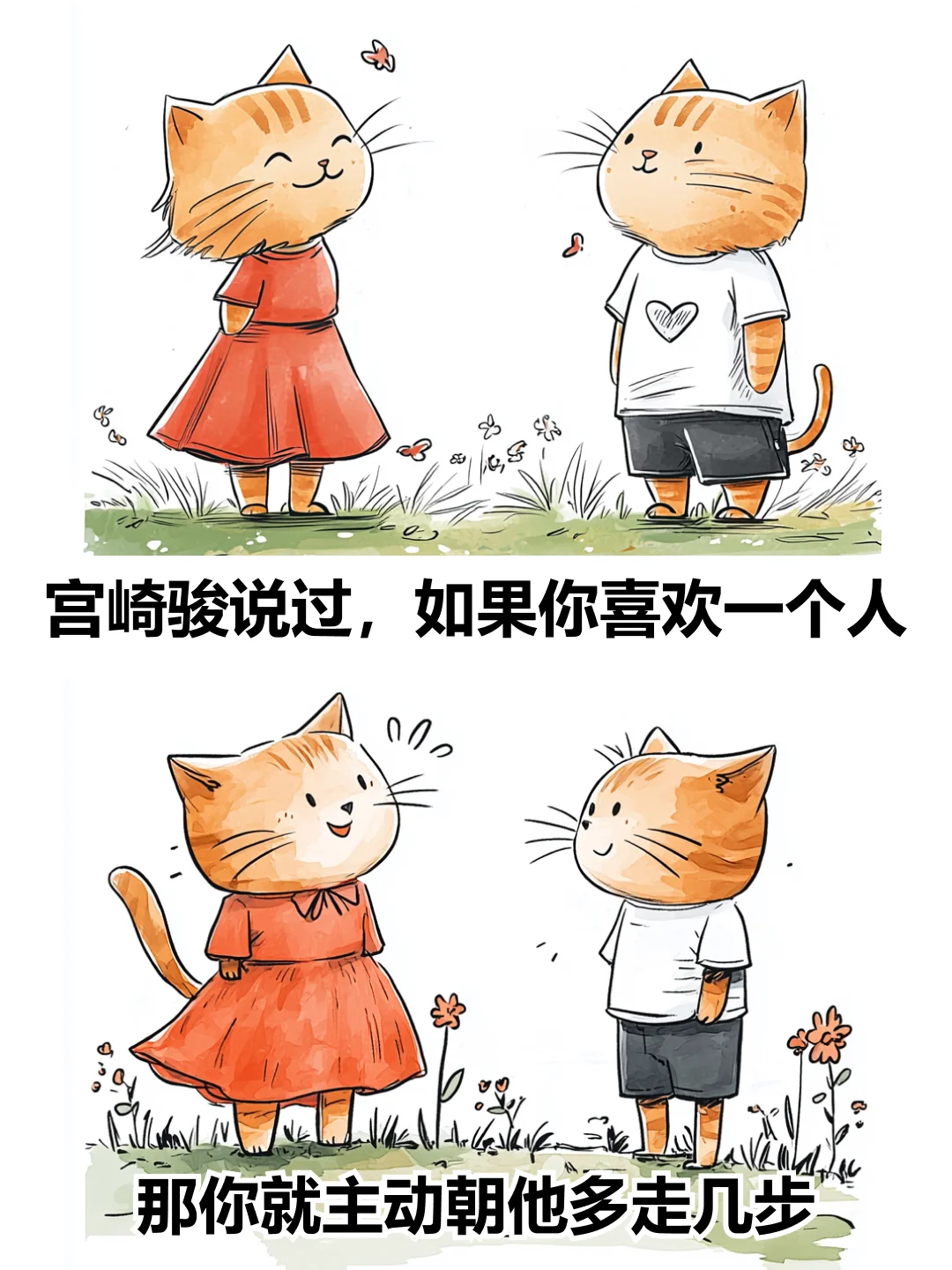 这段话太治愈了~