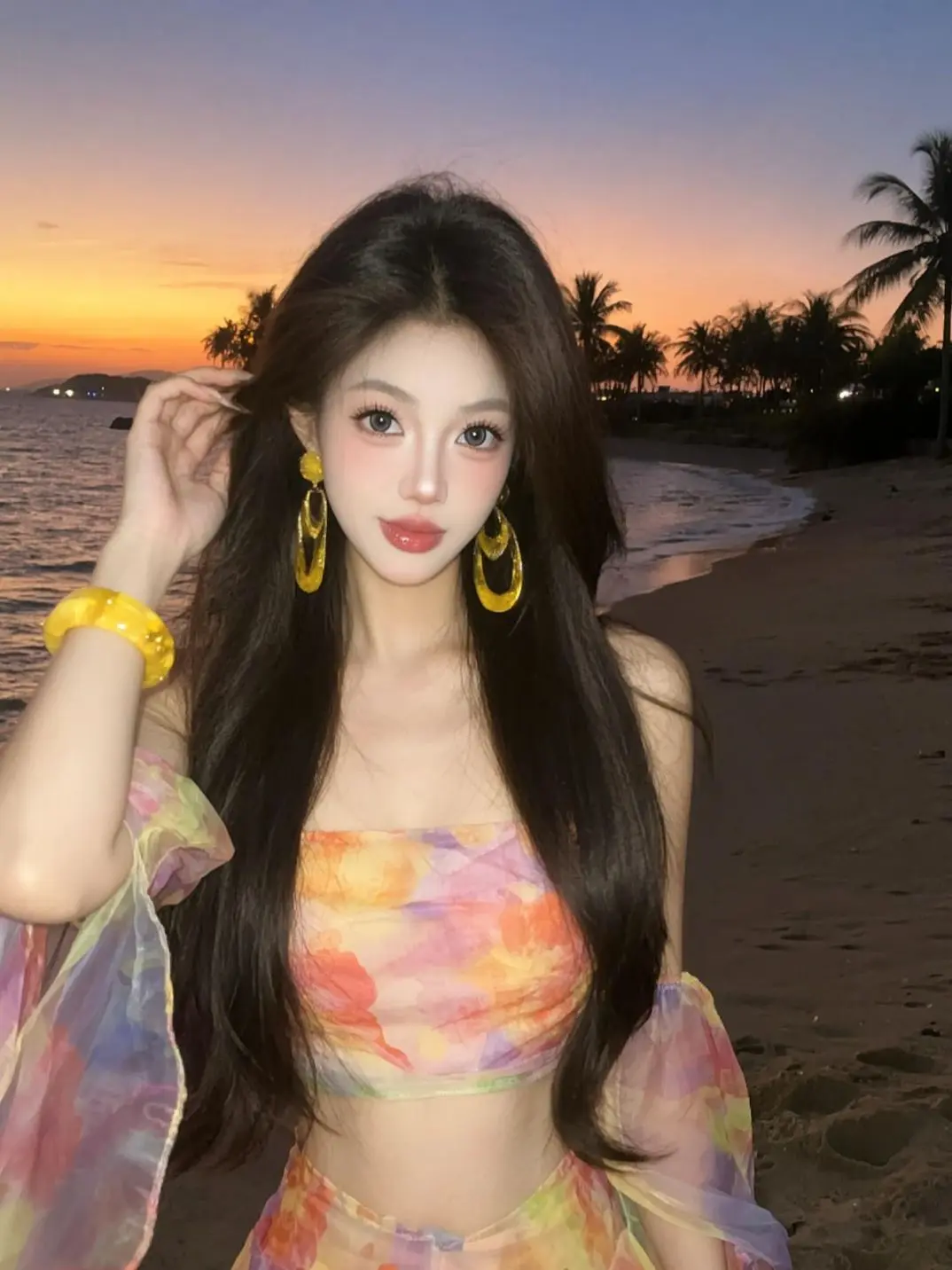 AI海滨氛围感写真 随变ai随便玩