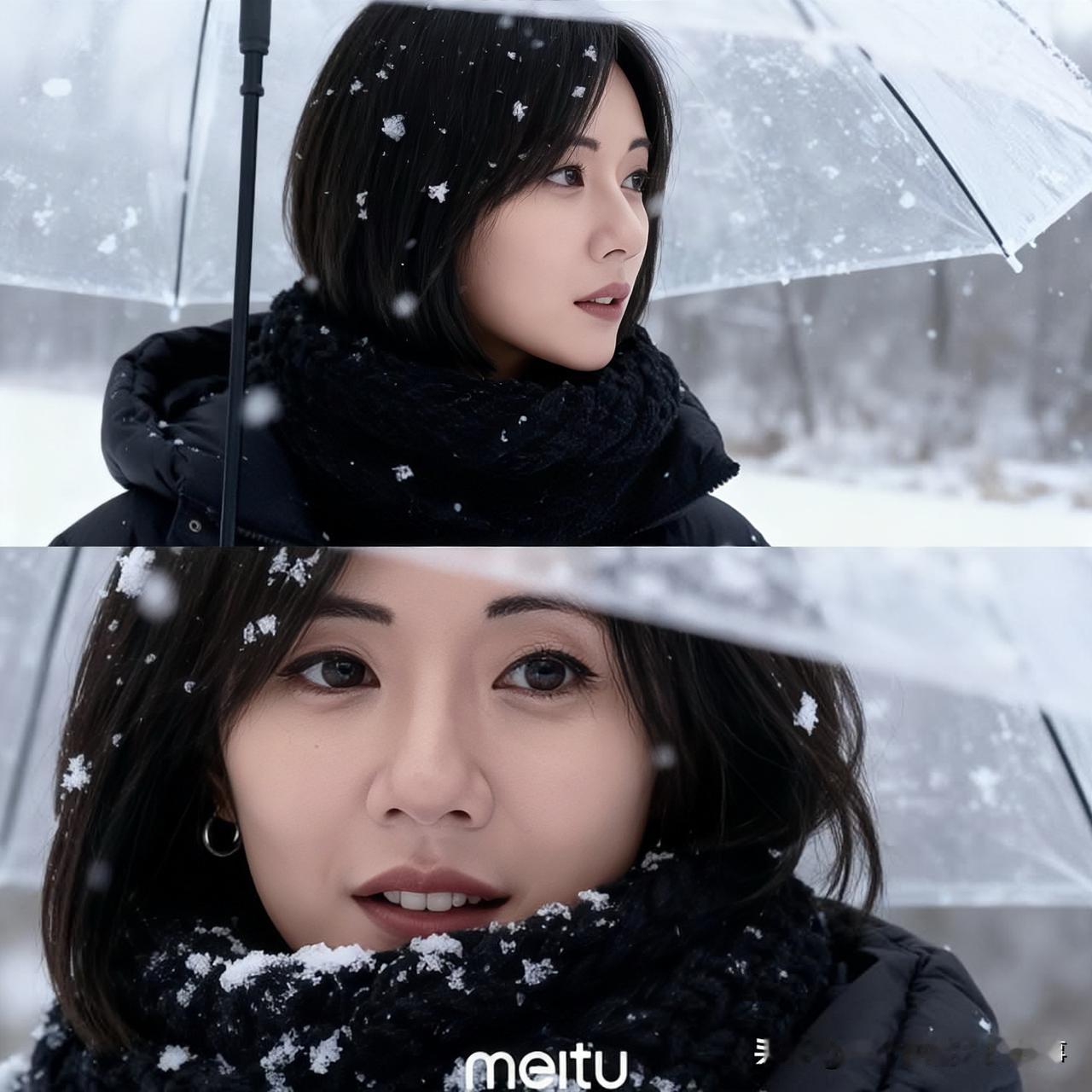 美图秀秀“雪景照”风靡台湾！岛内女星、主播、网红纷纷试用！
最近，大陆美图软件“