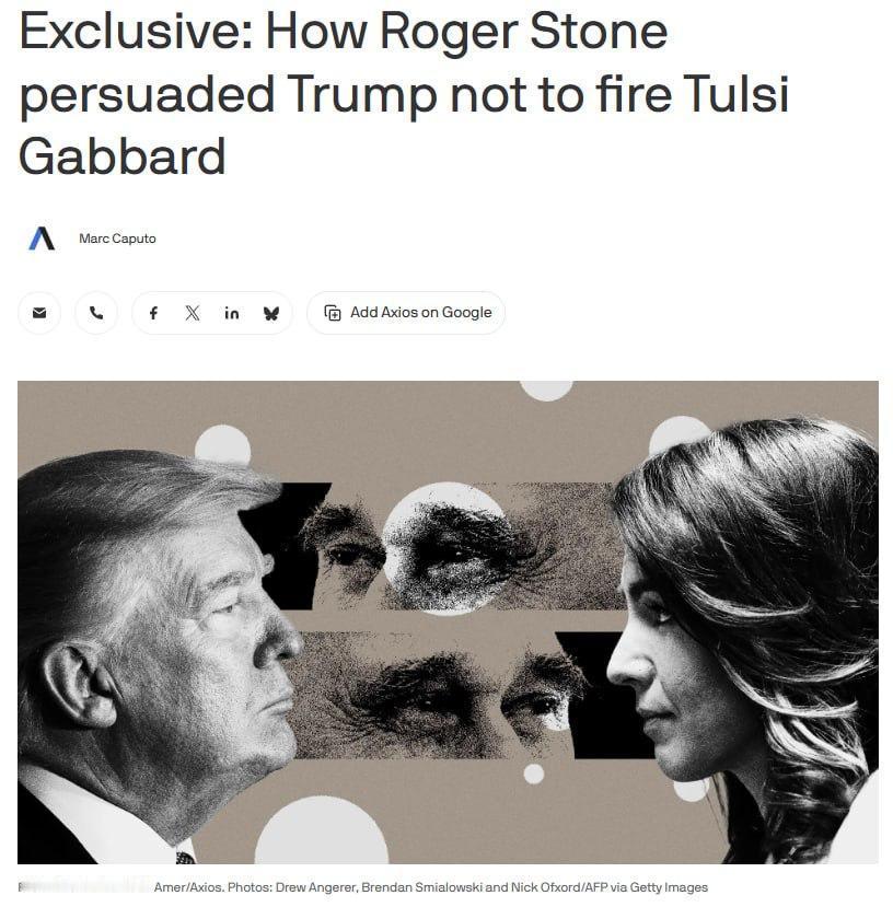 特朗普本来因为加巴德在伊朗问题上态度太软，越想越气，甚至怀疑她不忠，打算直接把她