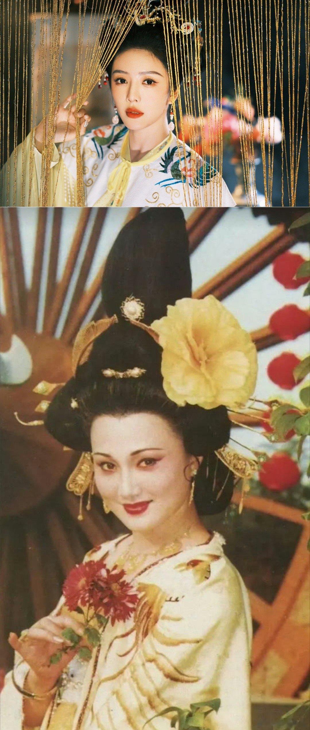 #给蔡文静递个古装本子吧#蔡文静这是找到了自己的剧集赛道了吧！cos杨贵妃真的就