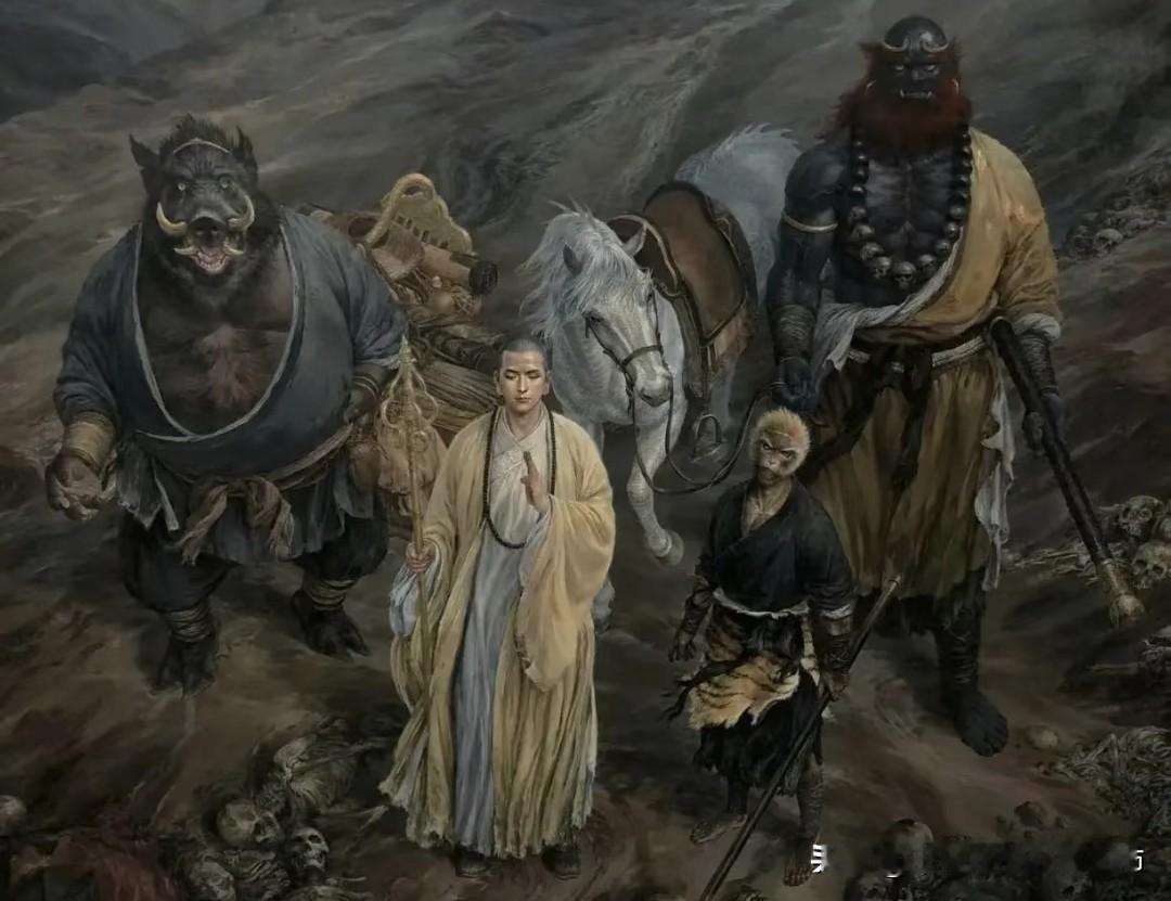 很多人难接受影视里西游师徒的可爱憨态，与原著形象相去甚远。
       原著悟