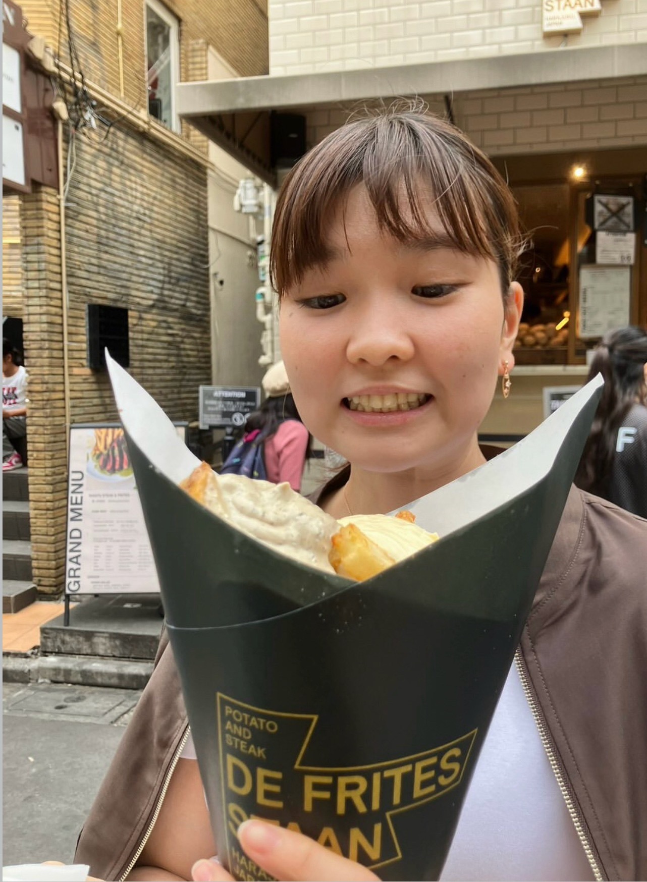 桥本帆乃香的“吃美味”时间～“今天吃了大土豆🥔” 
