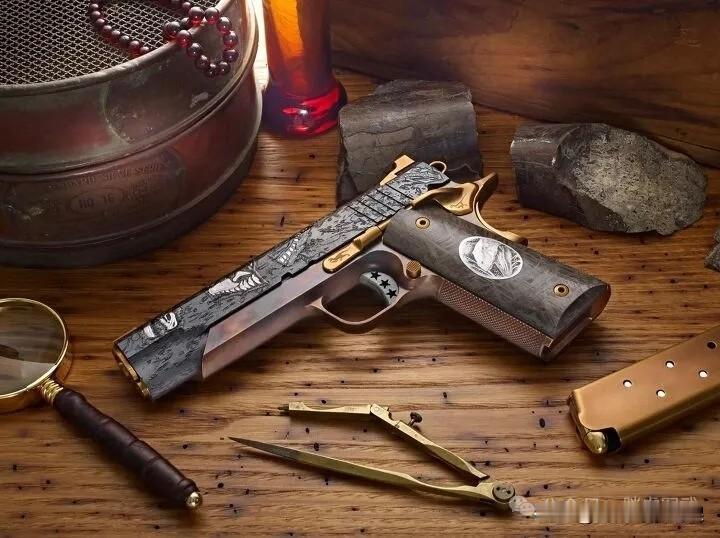 Apex Jurassic 1911孤品手枪 陨石+恐龙主题孤品 Cabot侏罗