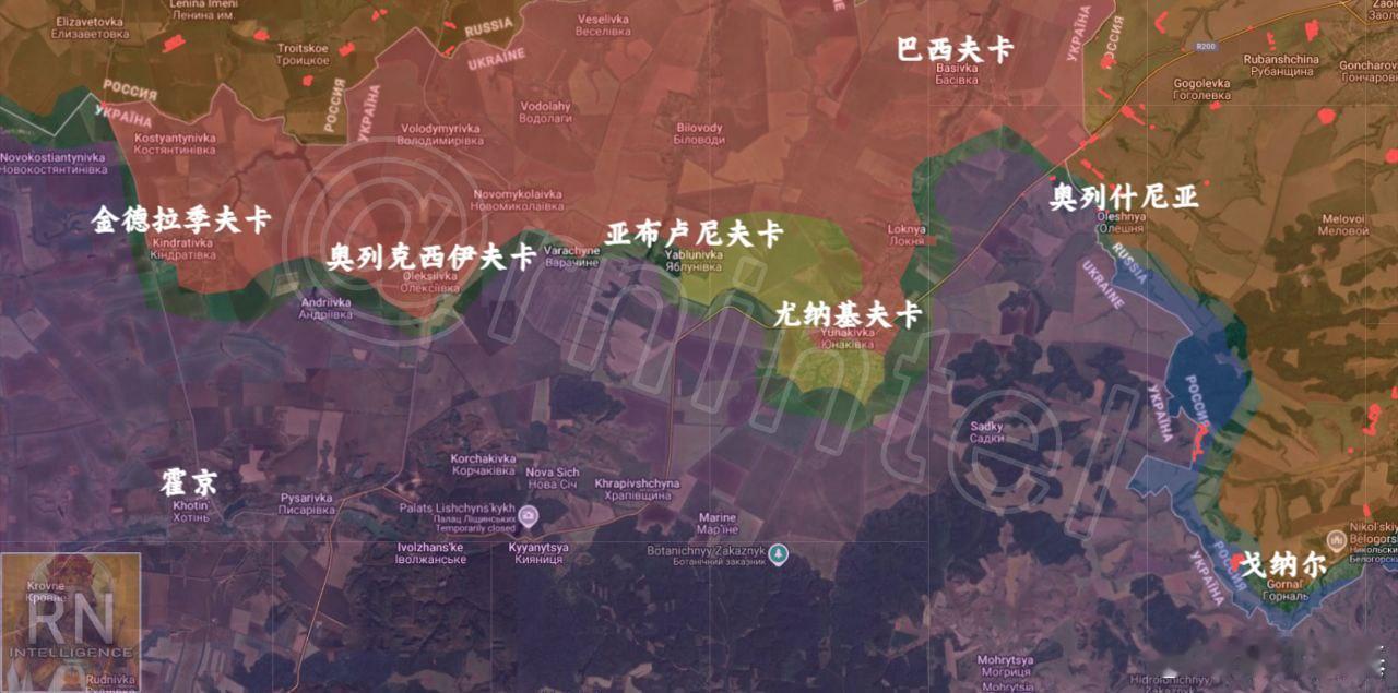 全力推进便是对身先士卒的古德科夫少将最好的藉慰！俄军拿下尤纳基夫卡和亚布卢尼夫卡