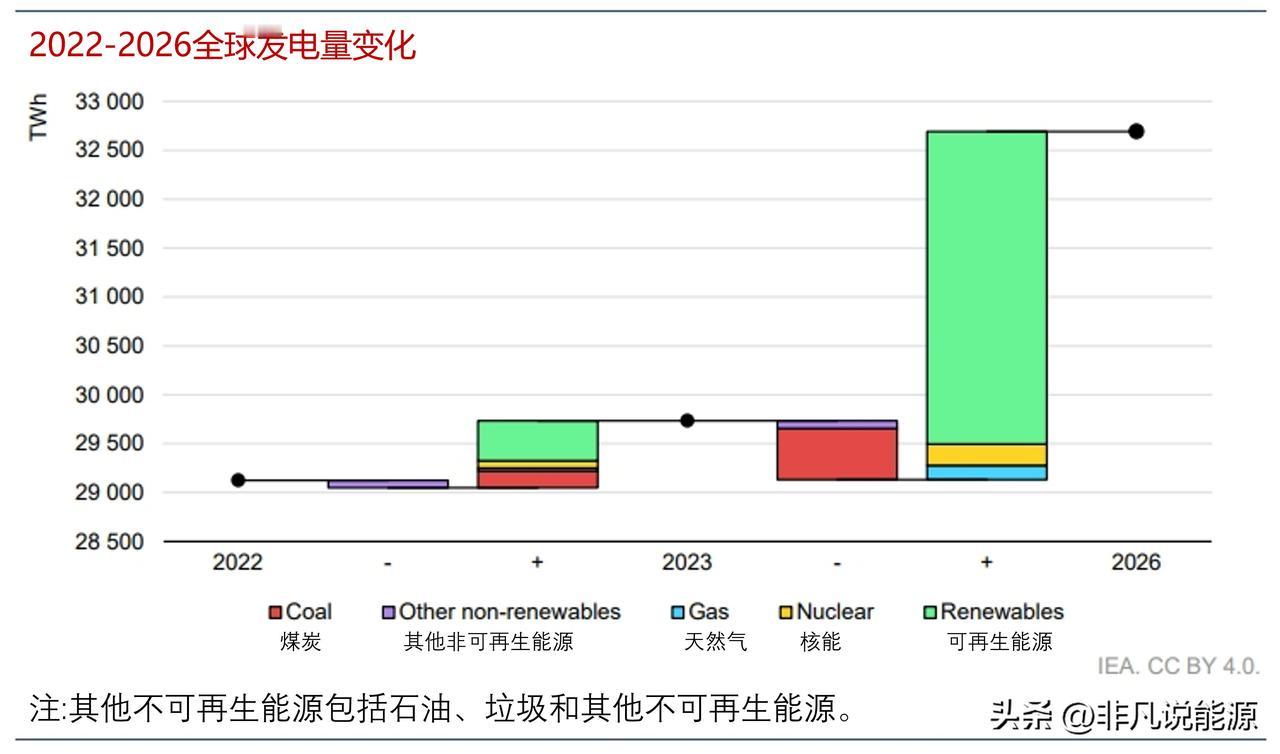 国际能源署预测，到2025年，可再生能源将超过煤炭，成为全球最大的电力供应来源
