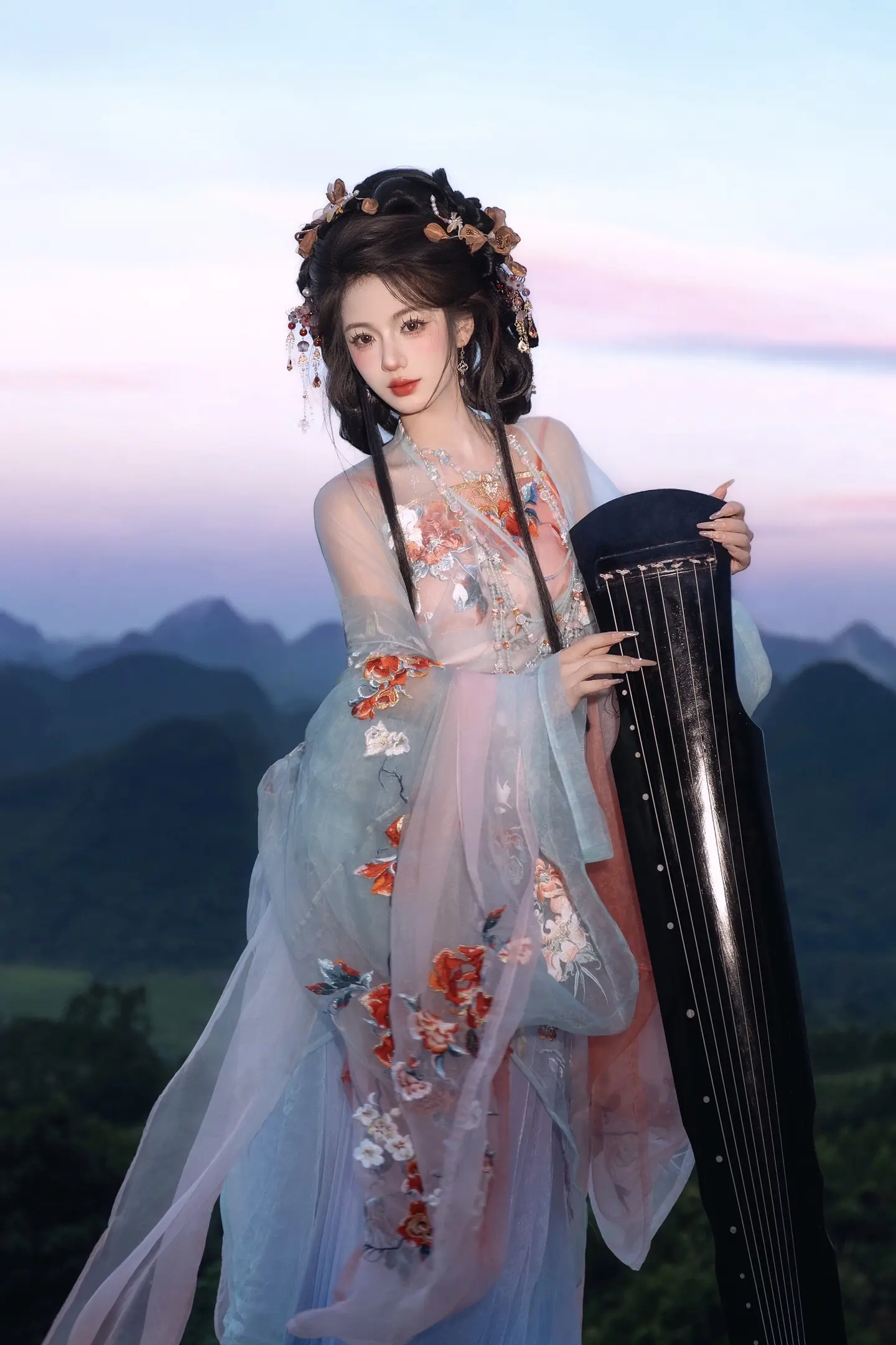 千里江山图还是太能打啦丨阳朔古风拍照