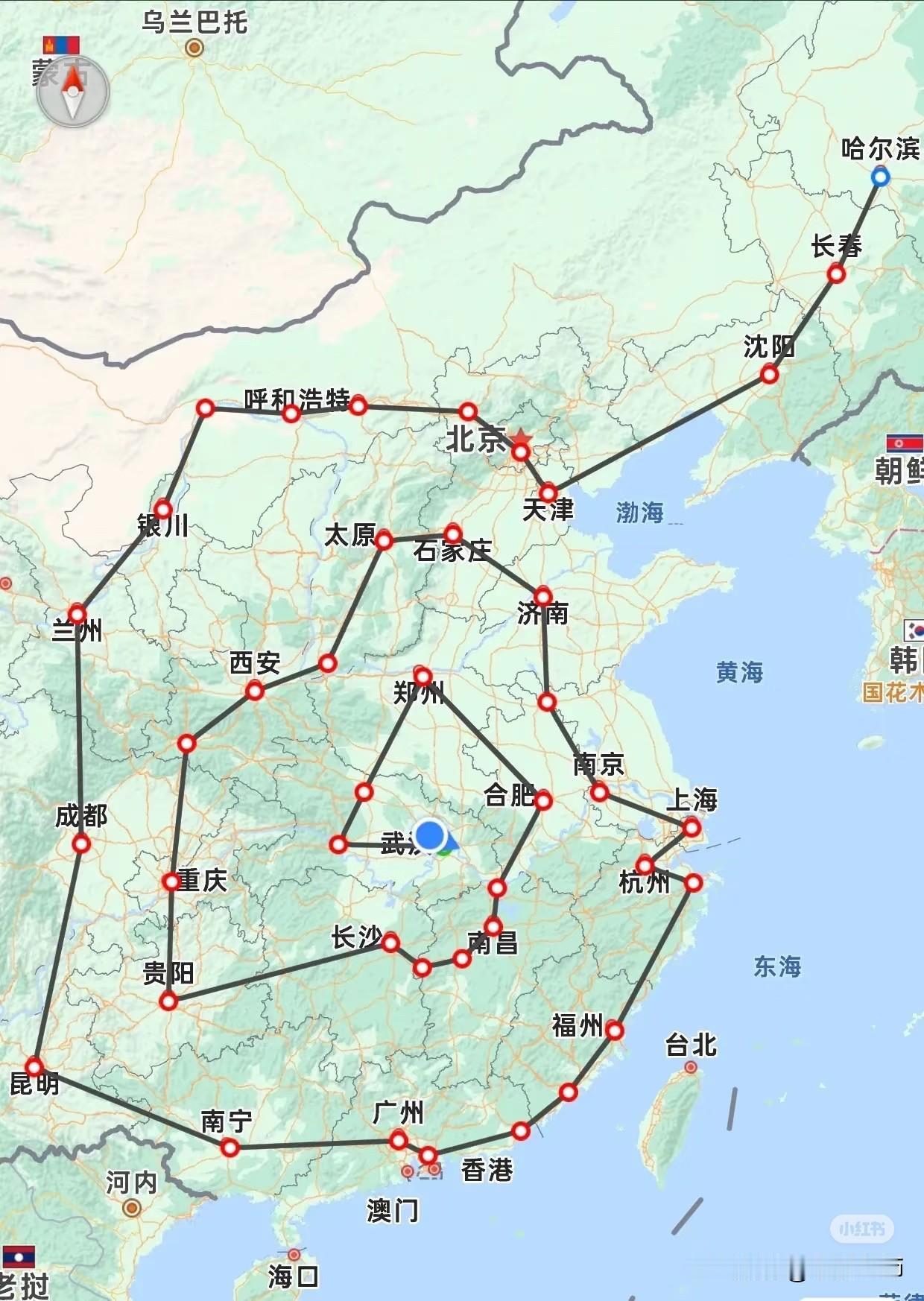 武汉太热了，在东湖玩了一天，差点中暑！准备去东北避暑了，出发🚗