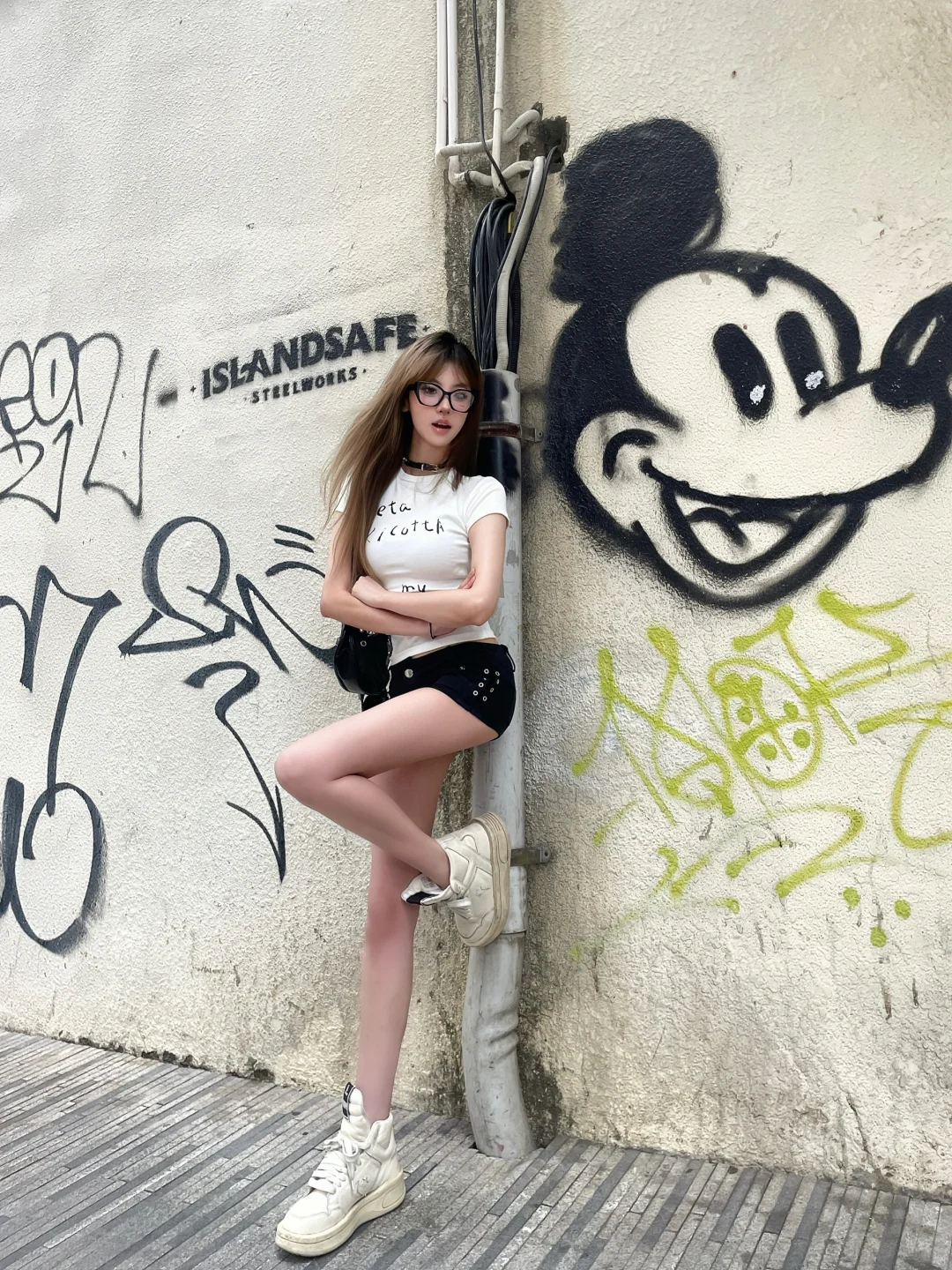 Photo with Mickey Mouse