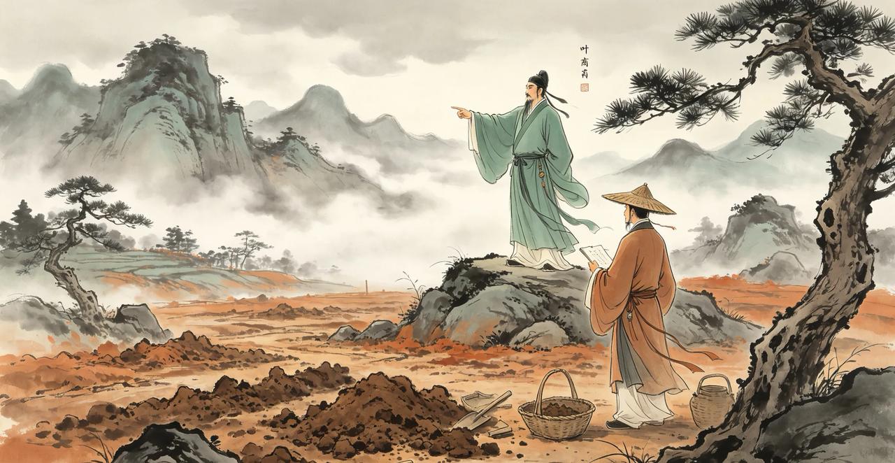 清朝时，杭州龙井的山地刚刚开垦拓荒，有一位姓叶的商人主持这项开垦事务。有个姓倪的