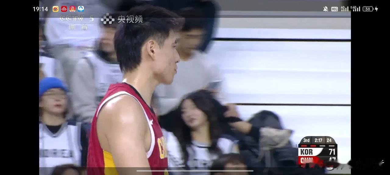 中国男篮和韩国男篮世界杯预选赛第二场比赛今晚结束了第二场比赛，中国男篮以76：9