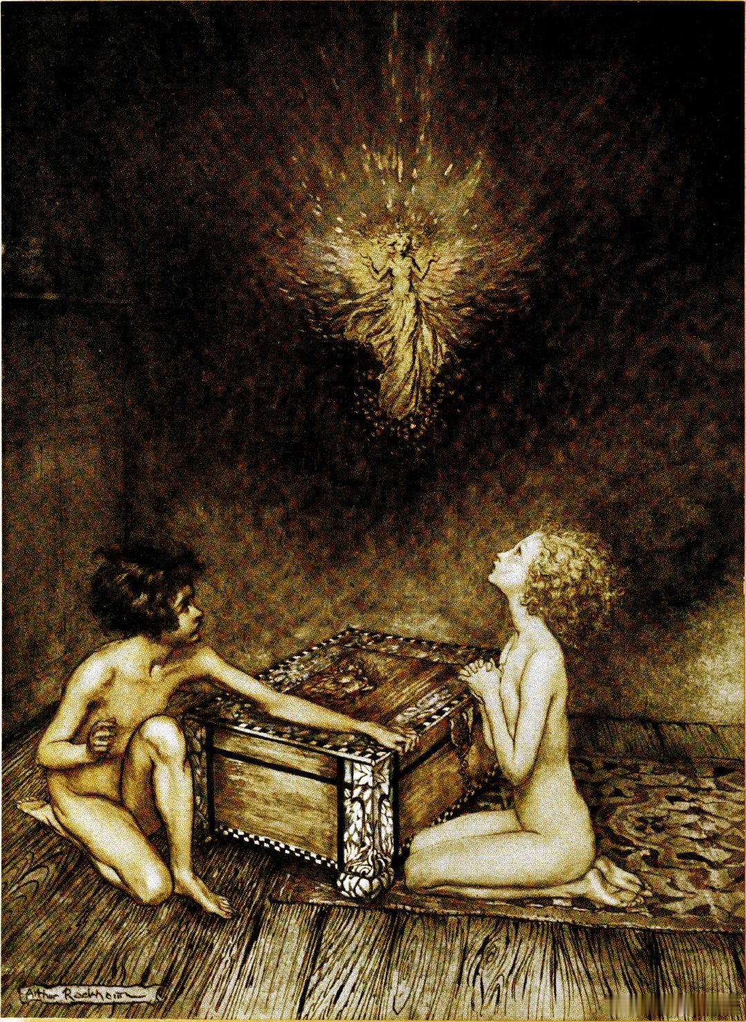 西洋历史文化鱼缸 英国插画家亚瑟·拉克姆（Arthur Rackham，1867