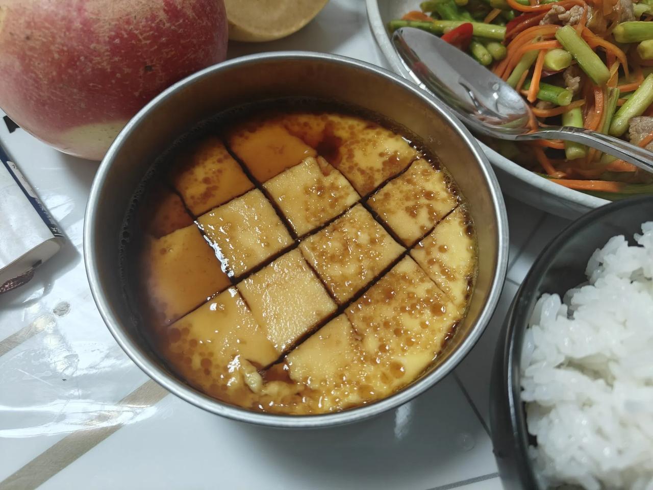 这是我今天早上的早餐，不是即兴发挥的。我做事比较缜密，就是早餐也是前一天晚上躺被