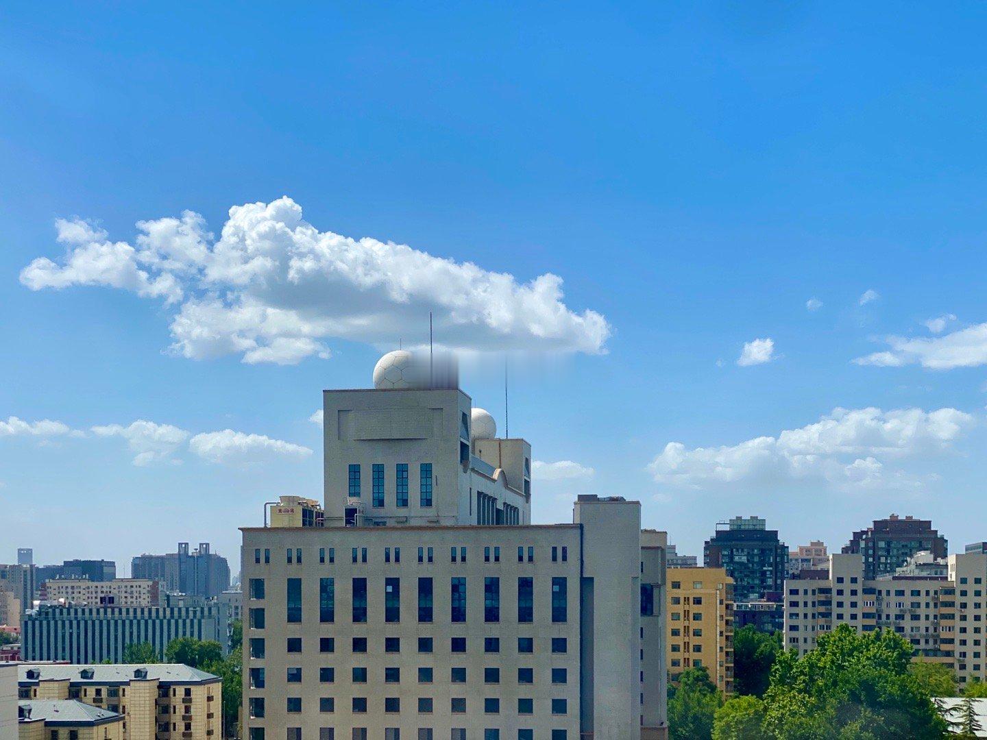 北京今日美丽天空  摄影​​​
