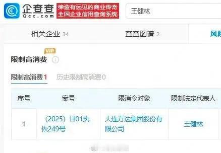 王健林被限制高消费了，这是估计对他本人没啥影响，应该是对万达有点影响吧，可万达基