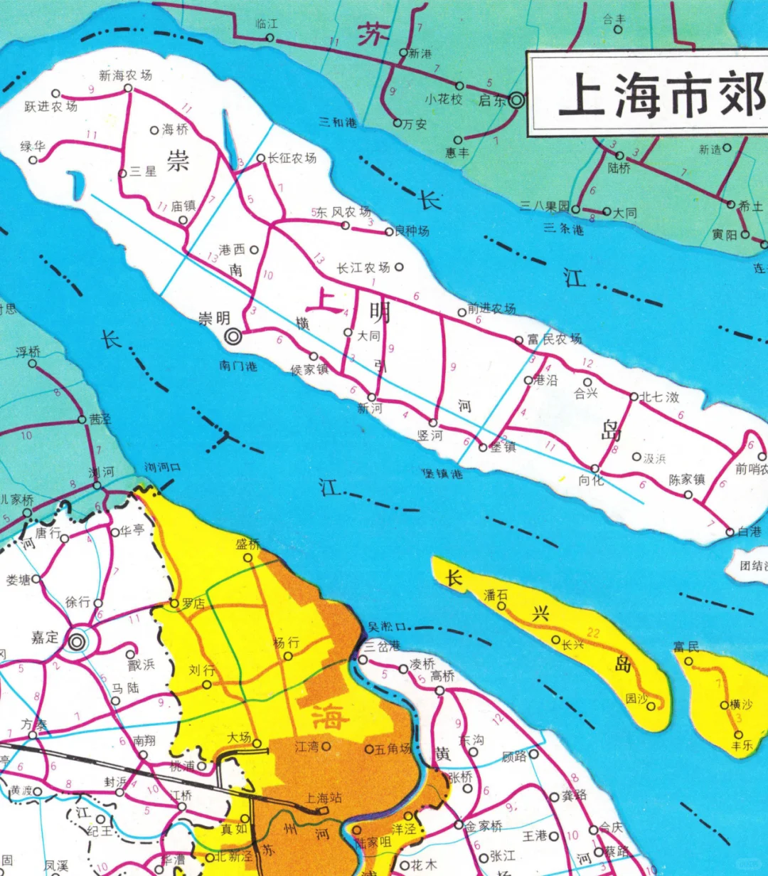 1992年上海市郊图