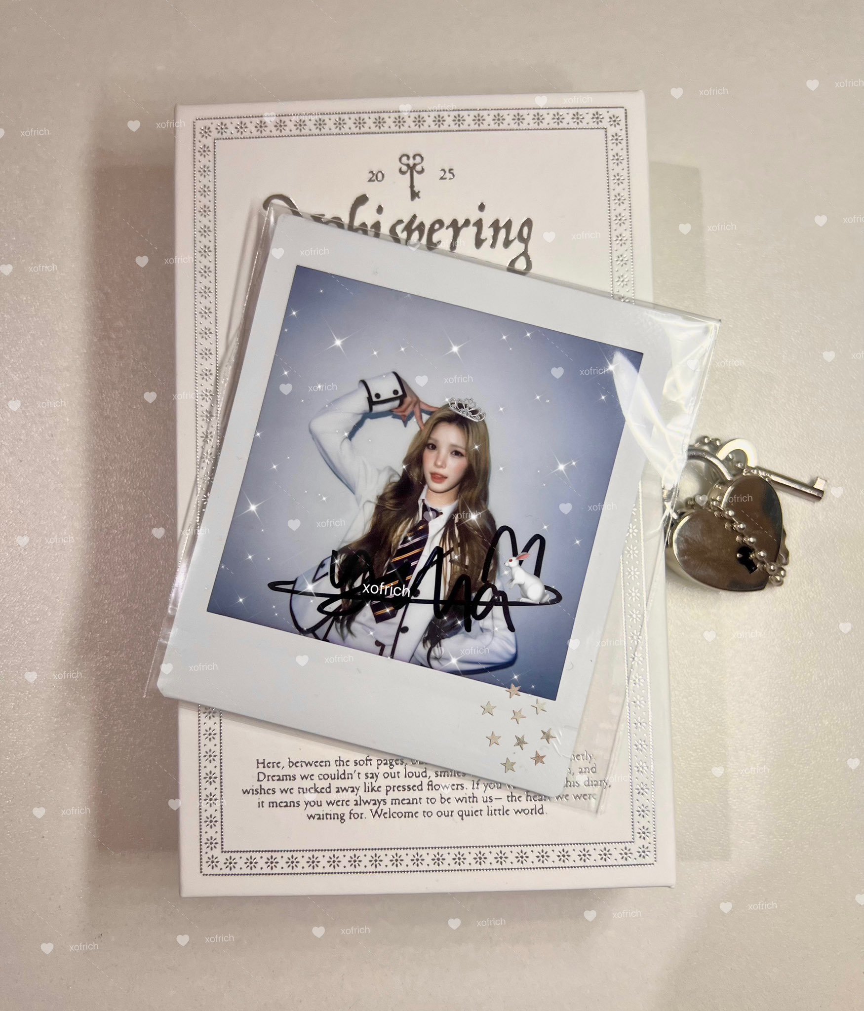 雅加达场的亲签拍立得好美的公主岚儿…👸🏻.xofrich 