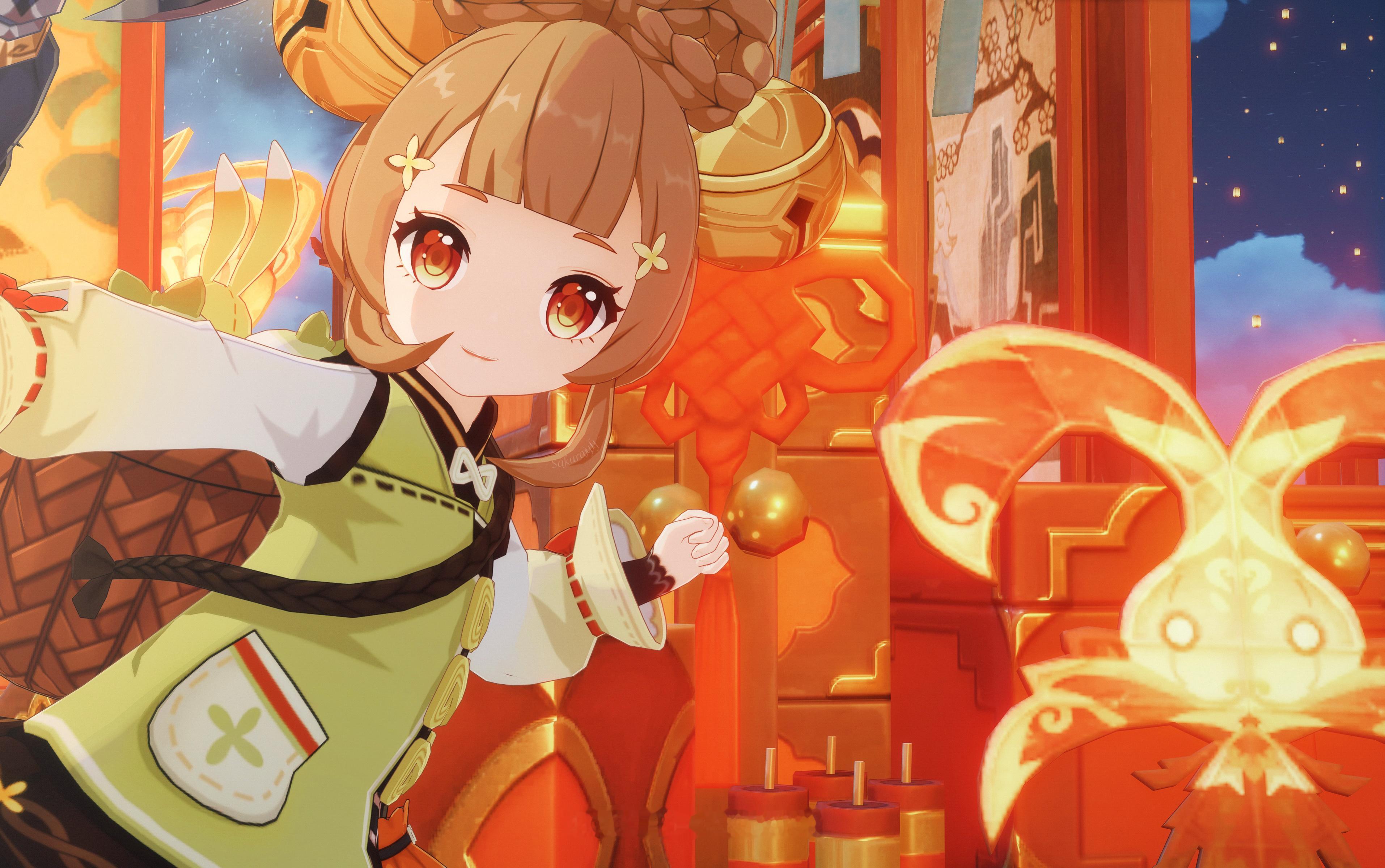 #原神[超话]##原神4.4版本二创##原神4.4版本#和瑶瑶一起来海灯节玩吧[
