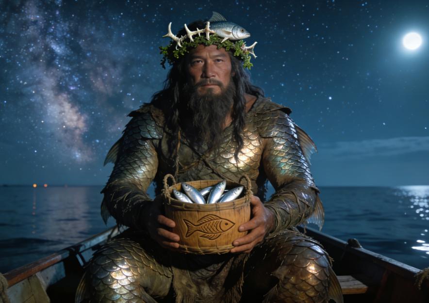 品读《山海经》437——《海外东经》大人国
冬日生活打卡季
原文：
大人国在其北