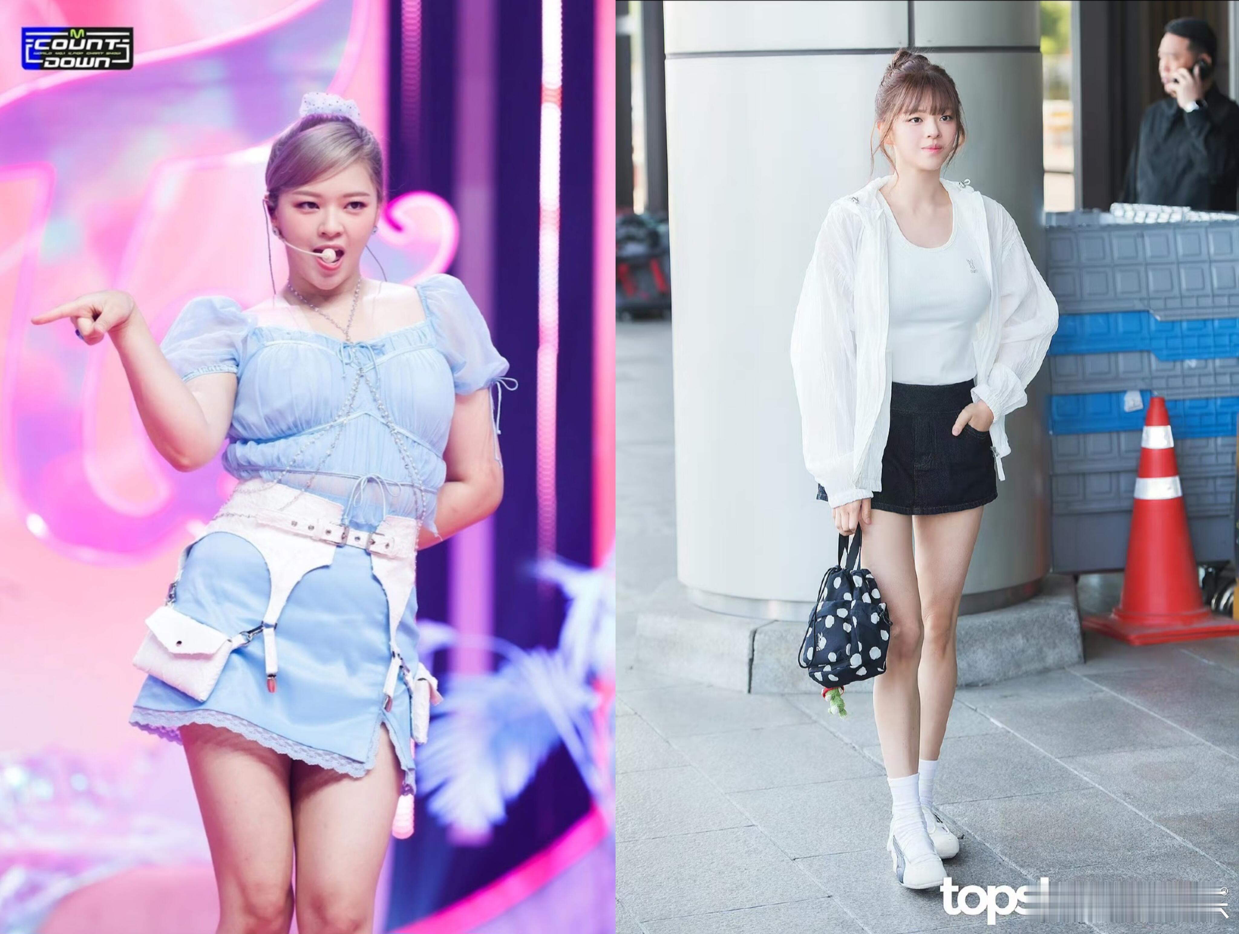 俞定延前后一年的对比，居然连上半身都瘦下来了！干过了激素胖的女人，实在太强悍了，